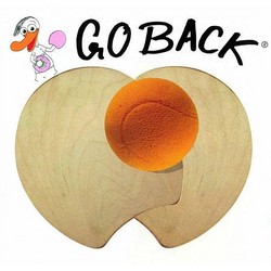Go Back Mini Tennis Starter Set — 2 Wooden Paddles + Foam Ball