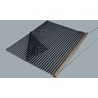 Drag Mat — Double PVC Mesh, Shaped Wooden Bar