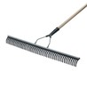 Rubber-Tooth Court Rake — 50 cm