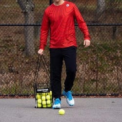 Tennis Ball Hopper with Folding Handles