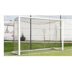 Pair of Fixed 5-a-Side Goals — Galvanized & Painted with Sockets