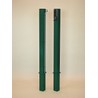 Square Tennis Posts 80×80 mm — Galvanized & Painted, with Ground Sockets