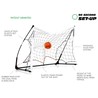 Kickster Elite Mini-Football Goal — 150 × 100 cm