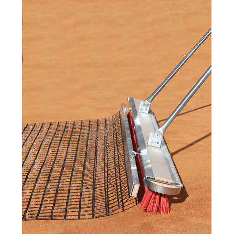 Clay Court Brush with Rubber Mat — 150 cm