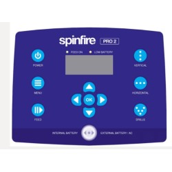 Spinfire Pro 2 V2 Tennis & Padel Ball Machine — Mains-Powered