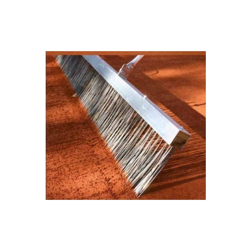 Court Works Brush with Flexible Steel Bristles