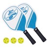 Pickleball Complete Set — Posts, Net, Paddles & Bag