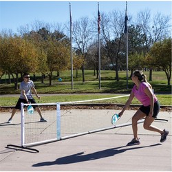 Pickleball Complete Set — Posts, Net, Paddles & Bag