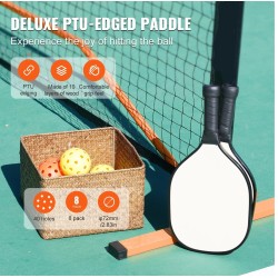 Pickleball Tournament Net on Wheels — with Paddles & Balls