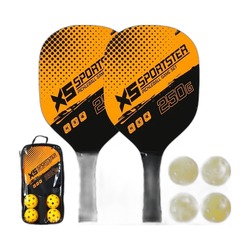 XS Sportster Pickleball Set — 2 Paddles + 4 Balls