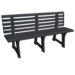 All-Plastic Court Bench Green 145 cm for Tennis Clubs | TUTTOTENNIS.EU