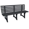 All-Plastic Court Bench Green 145 cm for Tennis Clubs | TUTTOTENNIS.EU
