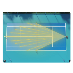 MACCHINA LANCIAPALLE TENNIS E PADEL MOD. PONGBOT PACE S PRO