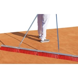 SPAZZOLONE CM 180 PER CAMPI IN TERRA ROSSA SPAZZOLE DA 45 cm