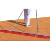 SPAZZOLONE CM 180 PER CAMPI IN TERRA ROSSA SPAZZOLE DA 45 cm