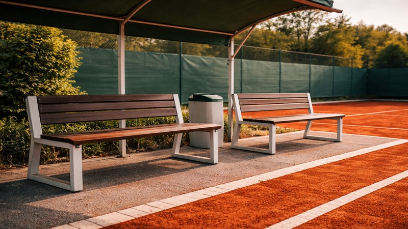 Court Benches for Clubs | TUTTOTENNIS by AGO SPORT