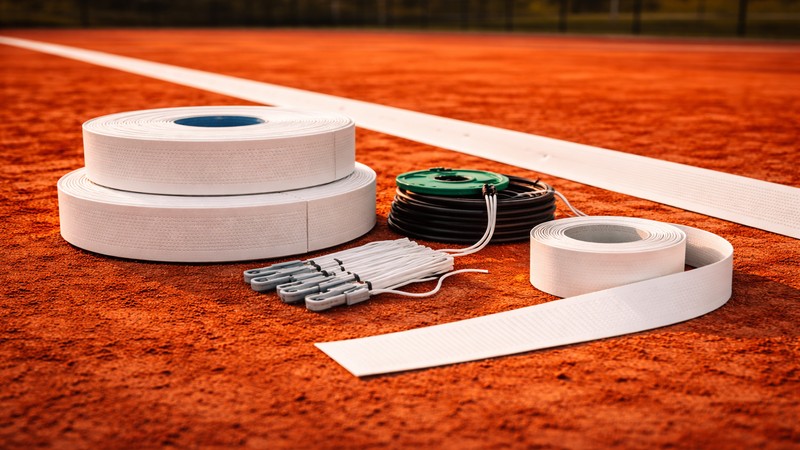 Nail-Free Court Marking Tape | TUTTOTENNIS by AGO SPORT