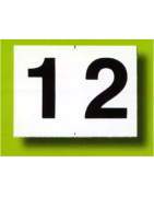 CARTELLO NUMERAZIONE CAMPI TENNIS